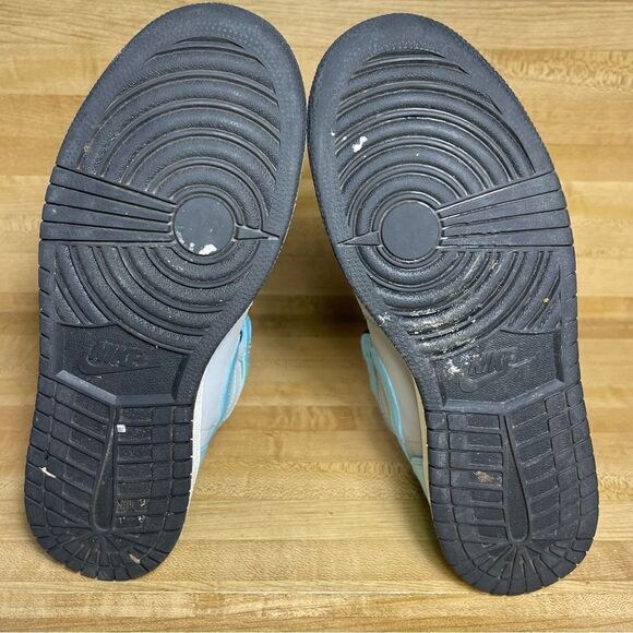 Nike Retro Air Jordan 1 High GS Tide Pool Teal Gray Shoes Size 7Y Womens 8.5 - Picture 7 of 7